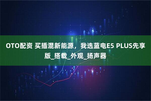 OTO配资 买插混新能源，我选蓝电E5 PLUS先享版_搭载_外观_扬声器
